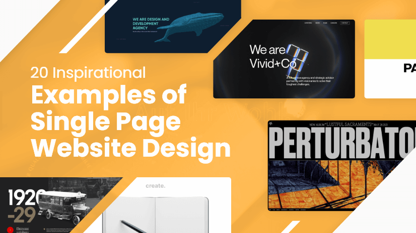 one page website design