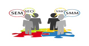 seo sem social media marketing